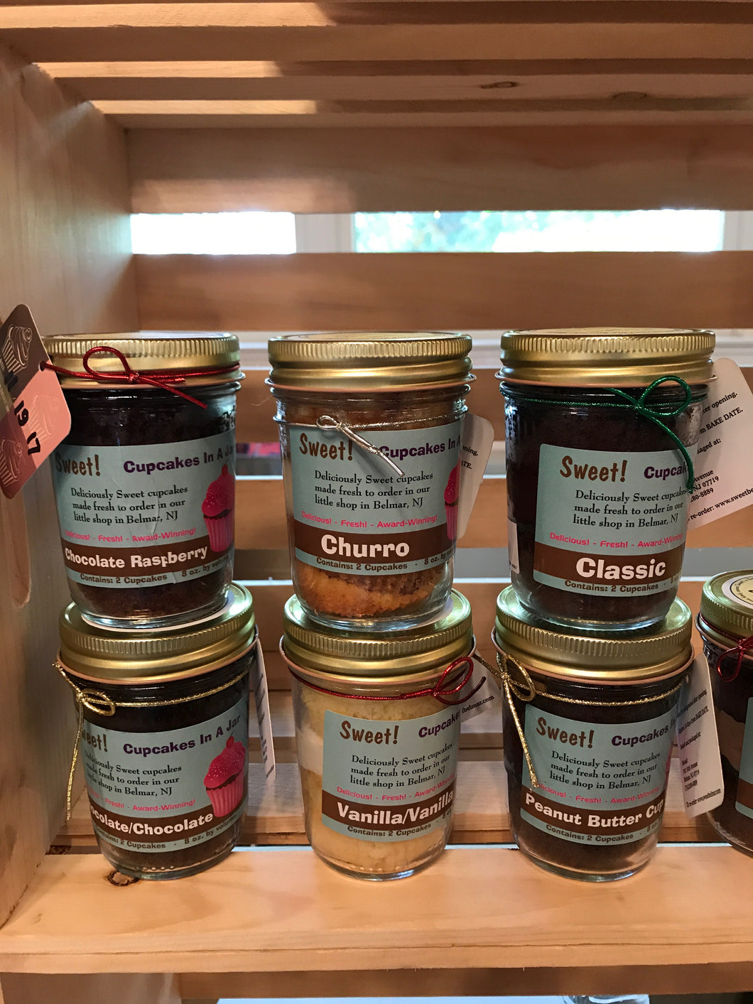 Cupcake Jars - Assorted 6 pack