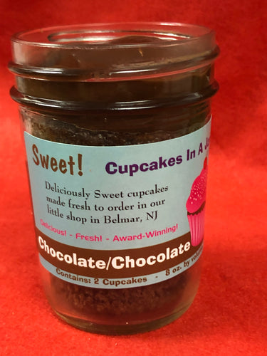 Cupcake Jars - Chocolate/Chocolate