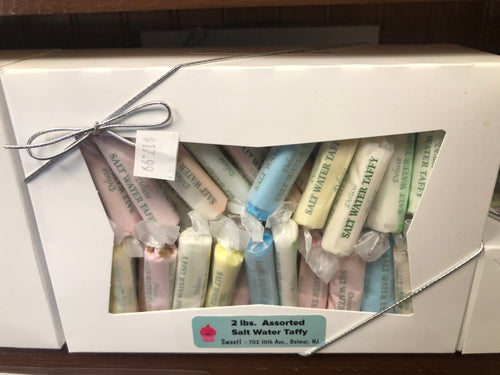 2 lb. box - Assorted Salt Water Taffy