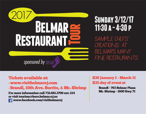 Belmar's 2017 Restaurant Tour