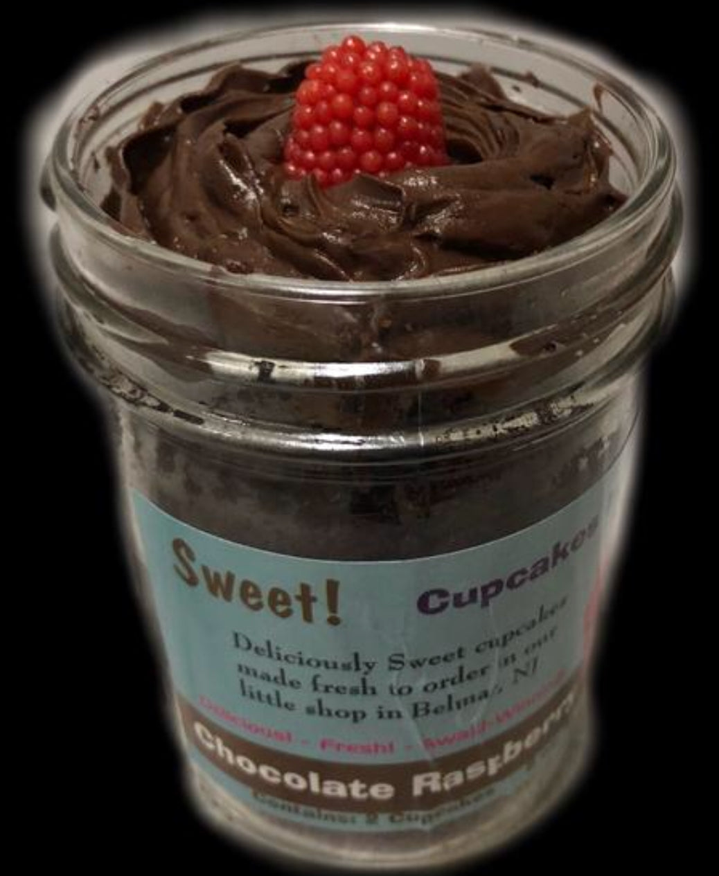 Cupcake Jars - Chocolate Raspberry