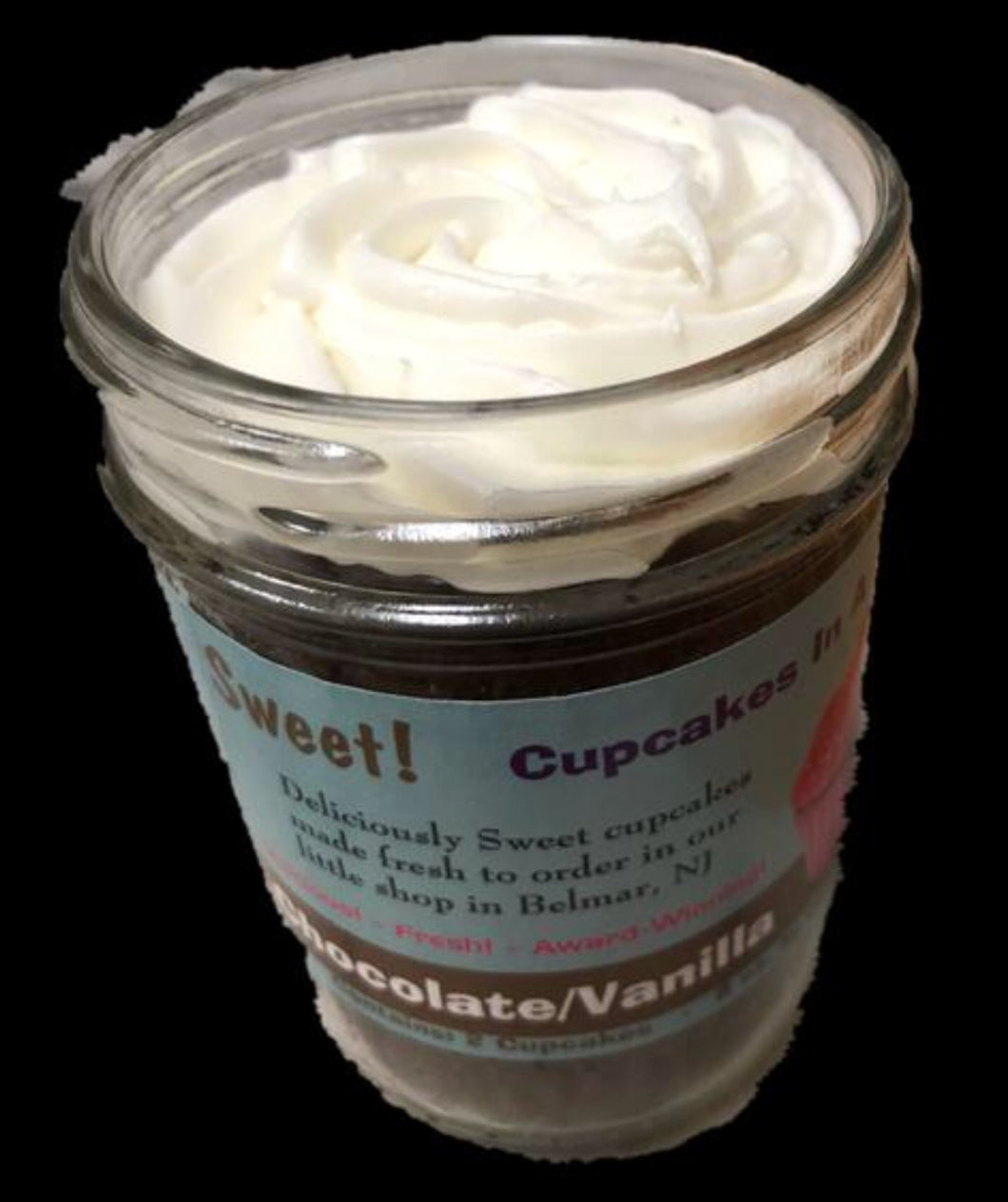 Cupcake Jars - Chocolate/Vanilla