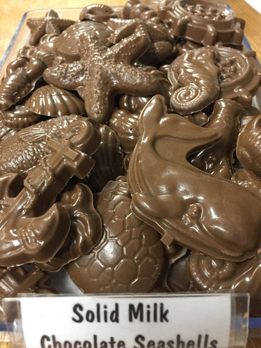 Solid Chocolate Seashells