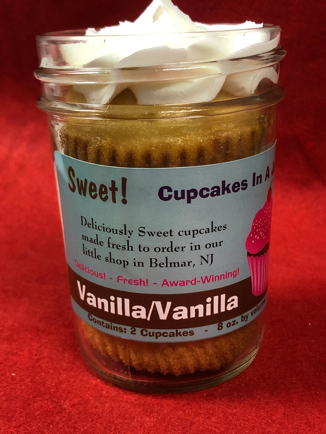 Cupcake Jars - Vanilla/Vanilla